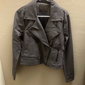 Blank NYC Faux Leather Moto Jacket size M